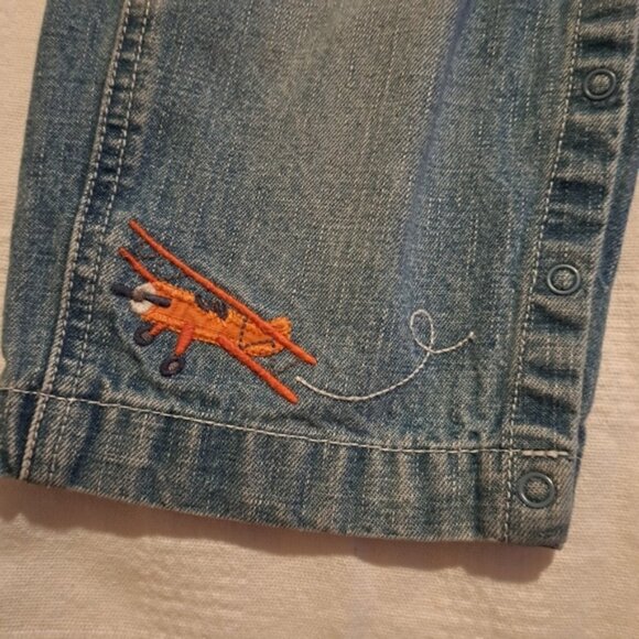 Gymboree boys size 18-24 months jean overalls Flying Lessons line 2006 - Picture 2 of 4